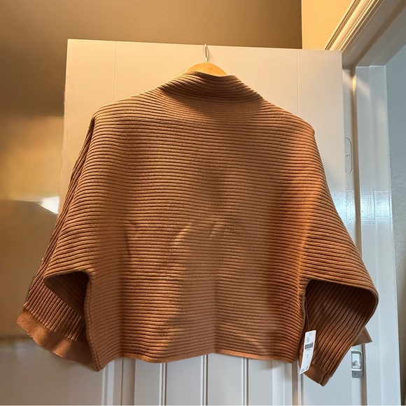Anthropologie Camel Cowl Neck Sweater - Picture 2 of 3